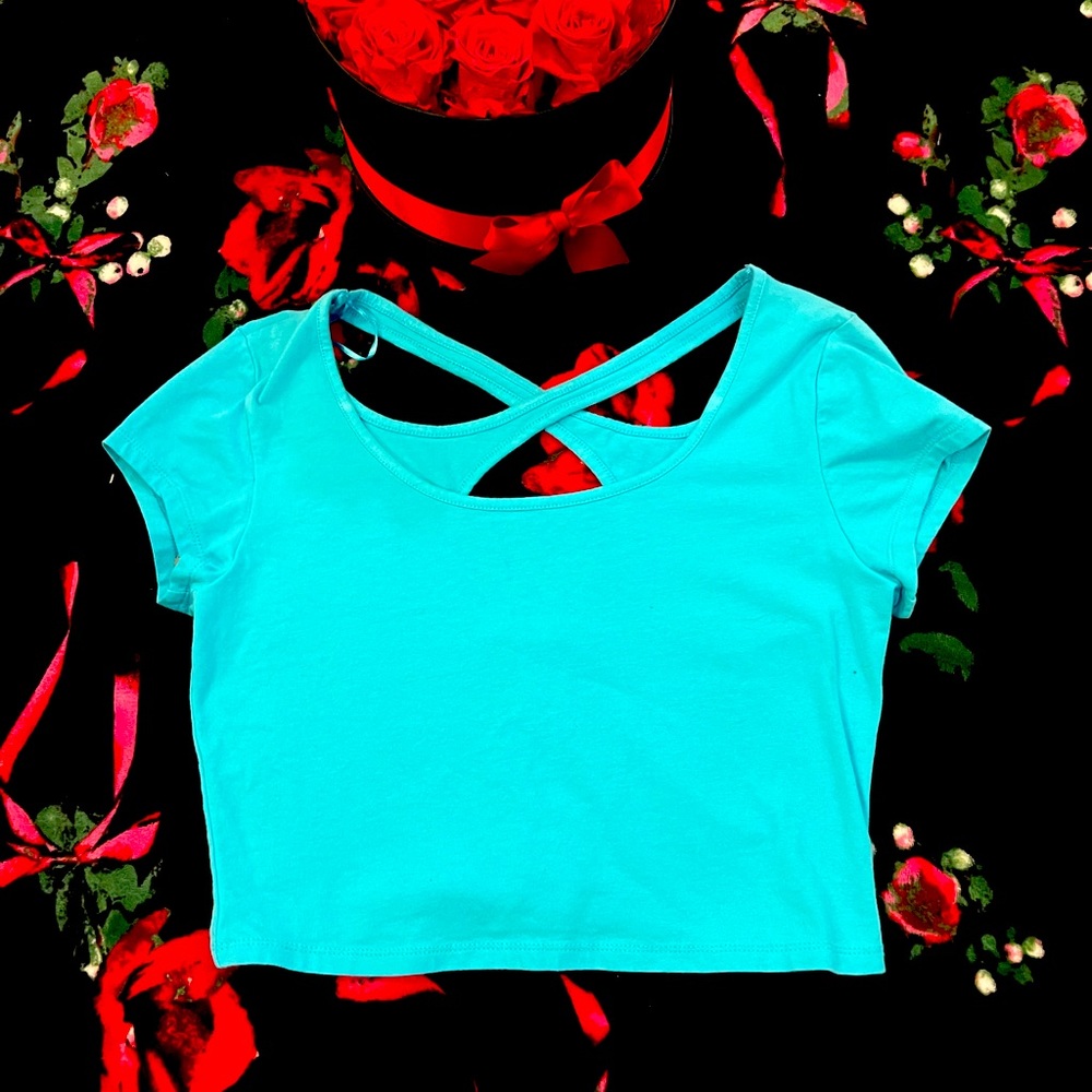 Ambience Apparel Size Large Cropped Top NWOT